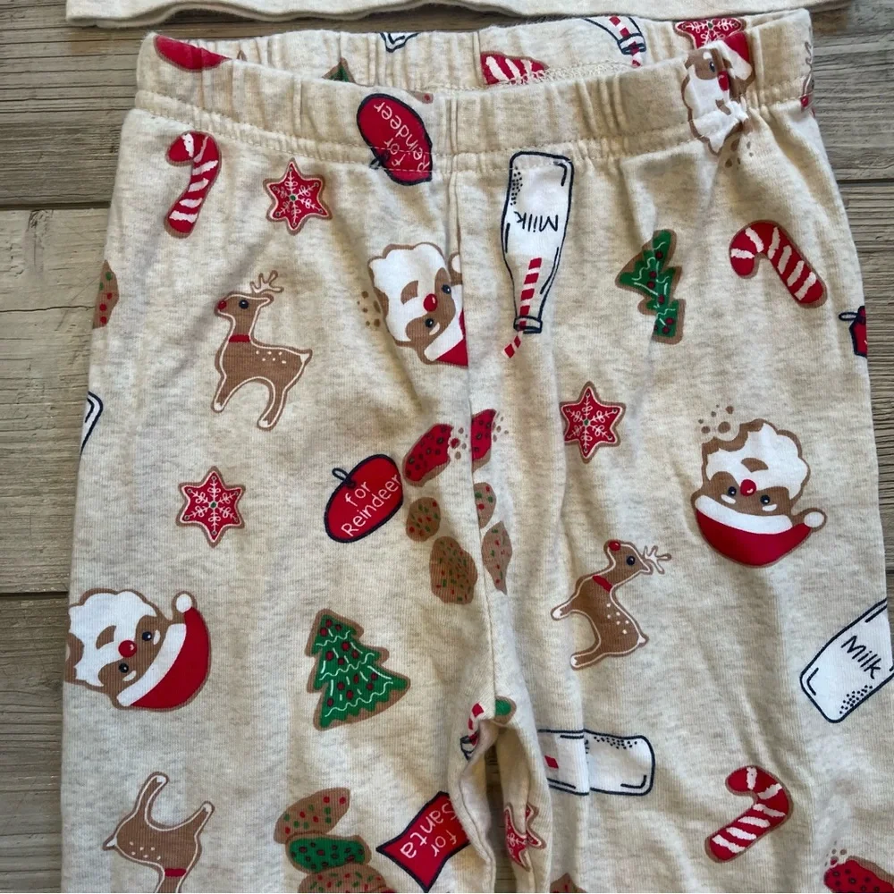 The Children’s Place | Milk And Cookies Snug Fit Cotton Pajamas | Size: 5T